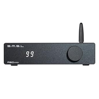 SMSL A50 PRO HiFi Power Amplifier Review Bluetooth 5.0 and 2.1-Channel Features