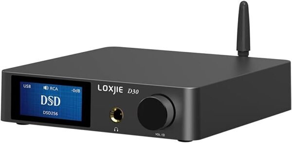 Review of LOXJIE D30 Audio DAC and Headphone AMP with MQA and Bluetooth