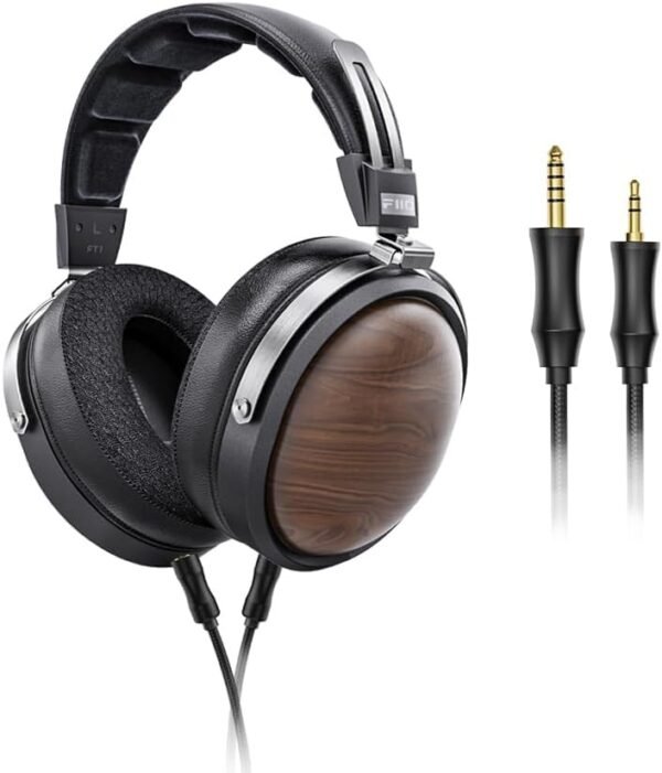 FiiO FT1 Large Dynamic Driver Headphones Review Premium Sound with Solid Wood Design