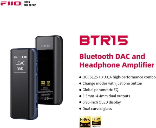 FiiO BTR15 Bluetooth Headphone Amp Review High-Resolution Audio Performance for Music Lovers