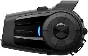 51z2KgVzXwL.__AC_SX300_SY300_QL70_FMwebp_ Sena 10C EVO Motorcycle Bluetooth Camera and Communication System Review with HD Speakers