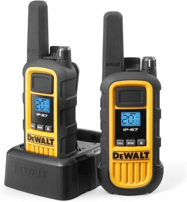 610vGrwaHNL._AC_SL1500_ DEWALT DXFRS800 Walkie Talkies review waterproof, durable two-way radios for tough jobsites