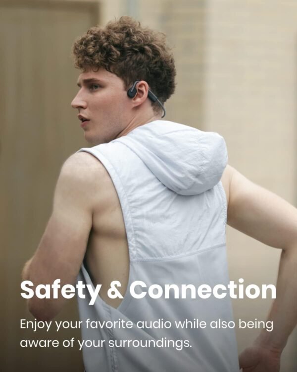 Shokz OpenMove Bluetooth Sport Headphones review lightweight bone conduction earphones for workouts