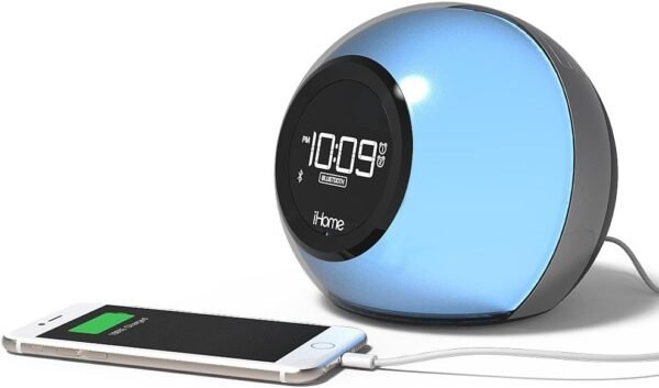 61FWEsWuPHL._AC_SL1000_ iHome Alarm Clock Radio IBT29 review Bluetooth speaker and color-changing lamp combo