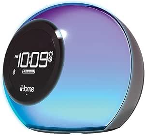 61W1MWbEeyL.__AC_SX300_SY300_QL70_ML2_ iHome Alarm Clock Radio IBT29 review Bluetooth speaker and color-changing lamp combo