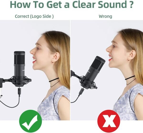 Sudotack USB Podcast Microphone ST-800 review perfect for streaming, gaming, and recording setup