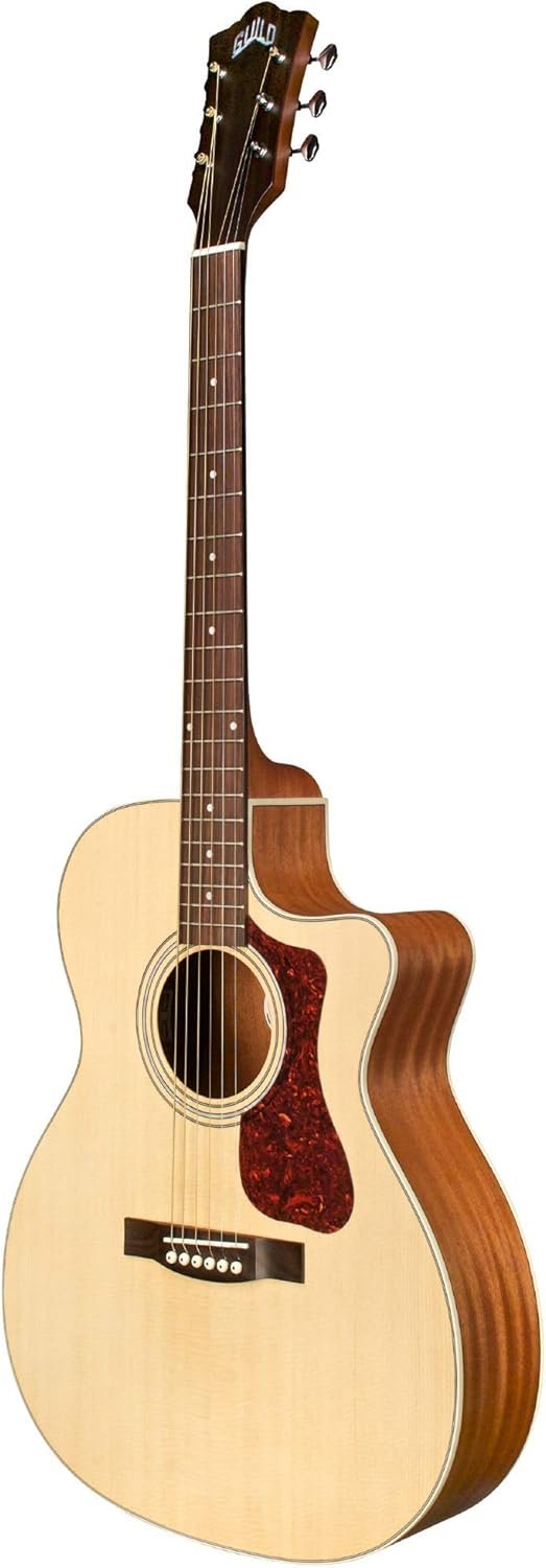 Guild OM-240CE Acoustic-Electric Guitar review exploring sound, features, and performance