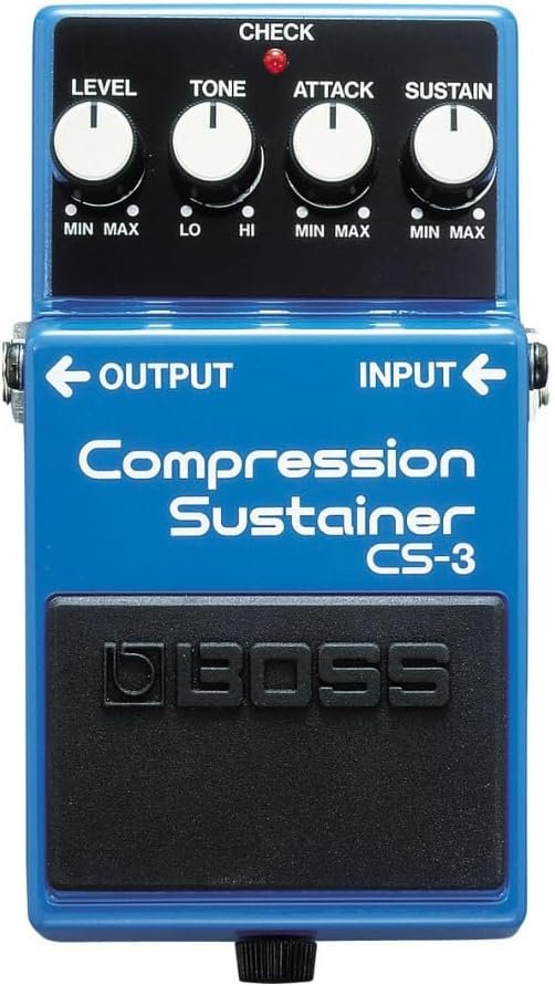 Boss CS-3 Compressor Sustainer Pedal Review Smooth Sound for Guitarists and Bassists