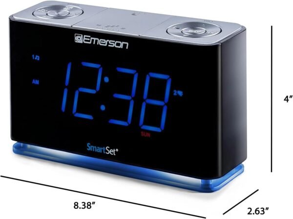 61tEsp0VlrL._AC_SL1500_ Emerson CKS1507 Clock Radio Review Bluetooth Features and LED Display Explained