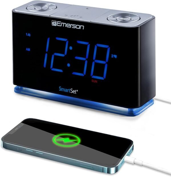 61tbpPTdxpL._AC_SL1500_ Emerson CKS1507 Clock Radio Review Bluetooth Features and LED Display Explained