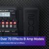 71HwxE5dIKL._AC_SL1440_ Zoom G1X FOUR Guitar Multi-Effects Processor Review with Amp Modeling and Expression Pedal