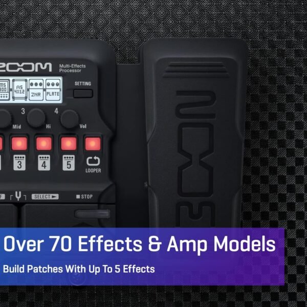 71HwxE5dIKL._AC_SL1440_ Zoom G1X FOUR Guitar Multi-Effects Processor Review with Amp Modeling and Expression Pedal