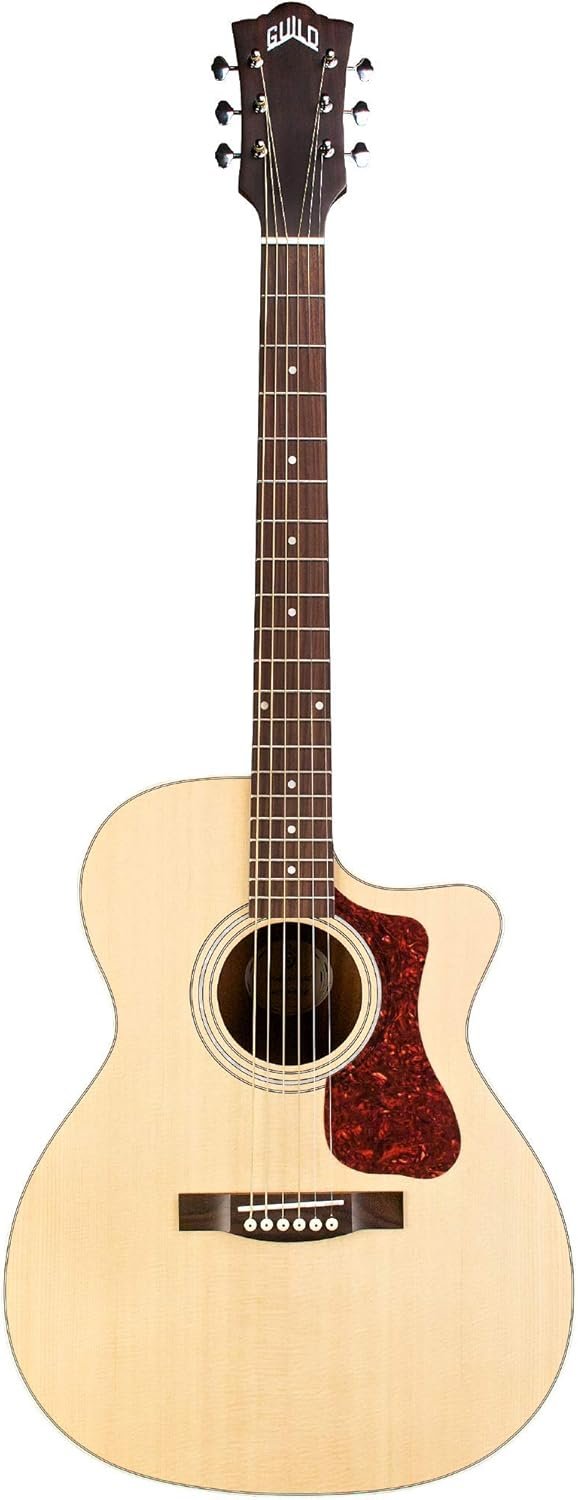 Guild OM-240CE Acoustic-Electric Guitar review exploring sound, features, and performance