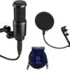 71ZZ5A4pcOL._AC_SL1500_ Audio Technica AT2020 Condenser Microphone Bundle review for studio recording enthusiasts