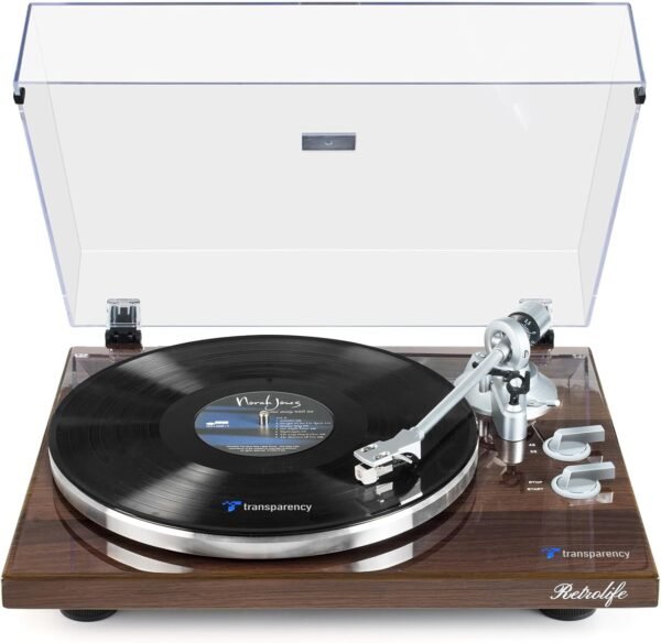 71hNR8MnQwL._AC_SL1500_ Turntables Belt-Drive Record Player Retrolife HQ-KZ006 review with wireless connectivity features
