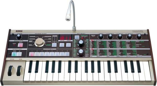 71p3xs0pJBL._AC_SL1500_ Korg microKORG Synthesizer review compact design with vocoder and versatile sound features