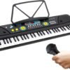 Review of Pyle Portable 61 Key Piano Keyboard with Microphone and Drum Pad