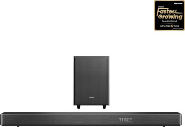Hisense AX3125H 3.1.2Ch Sound Bar Review Immersive Dolby Atmos and Wireless Subwoofer
