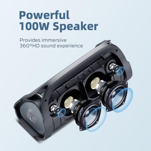 Monster Adventurer Max Bluetooth Speaker review 100W sound with deep bass and waterproof design