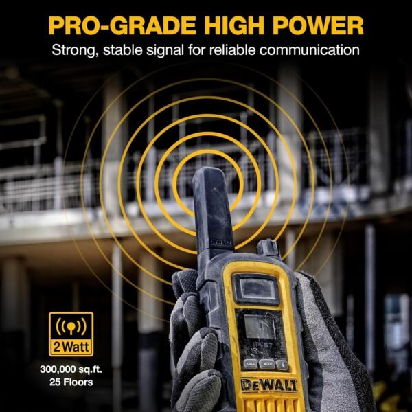817dAcU0cgL._AC_SL1500_ DEWALT DXFRS800 Walkie Talkies review waterproof, durable two-way radios for tough jobsites