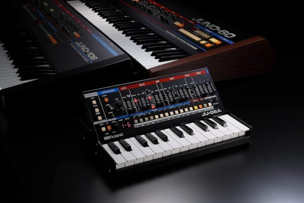 Roland JU-06A Sound Module Review exploring vintage synth tones and modern features