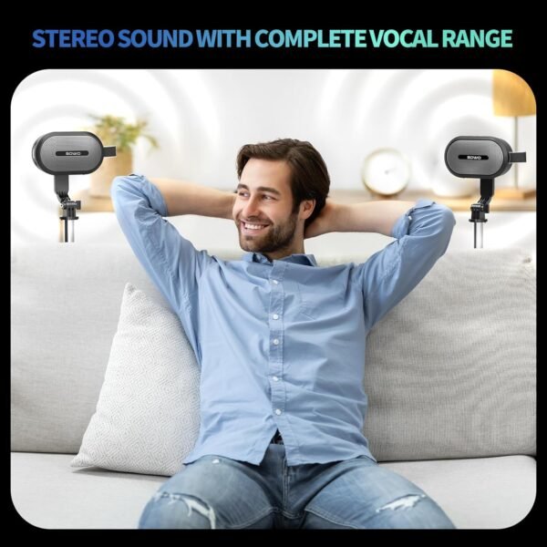 SOWO Soundwave MagePro review best dual Bluetooth speakers with stands and surround sound