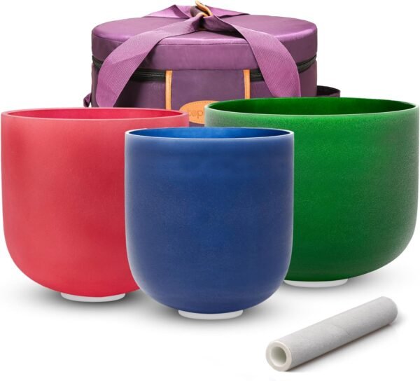 Review of TOPFUND Crystal Singing Bowls Set for Meditation and Sound Healing