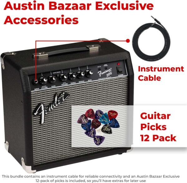 Fender Frontman 20G Guitar Amplifier review versatile sound and practice features explored