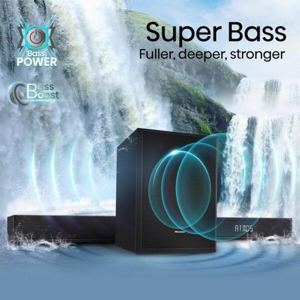 Hisense AX3125H 3.1.2Ch Sound Bar Review Immersive Dolby Atmos and Wireless Subwoofer